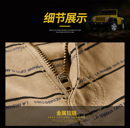 Casual Shorts Summer Men's Japanese-style Tooling All-match Solid Color Striped Claw Pants Boys Running Sports Men's Pants