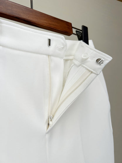 24 Spring and Autumn New Style Women's Suit Pants with Strong Draping Effect, Comfortable and Non-Tight, Commuter Pencil Pants, Versatile Nine-Point Straight-Leg Pants, High Waist
