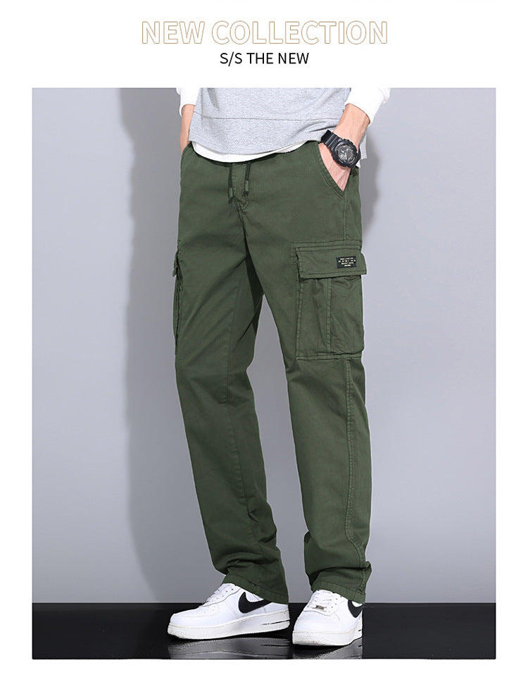 Wholesale overalls men's loose fashion brand autumn men's pants Autumn New toe Harlan pants men's casual pants cross-border