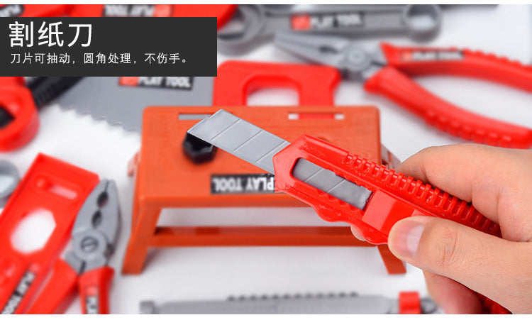 Play house toy toolbox suit baby screwdriver electric drill electric saw maintenance simulation tool children's toys