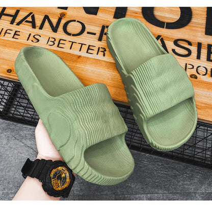 [Hot Style] New Summer Slippers, Slip-Ons for Couples, Easiest for Match Casual Non-Slip, Deodorant Home Sandals