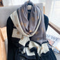 Cross-border Cotton and Linen Scarf Women's Japanese and Korean High-end Fashion Scarf Spring and Summer Sunscreen Warm Shawl Simple Scarf