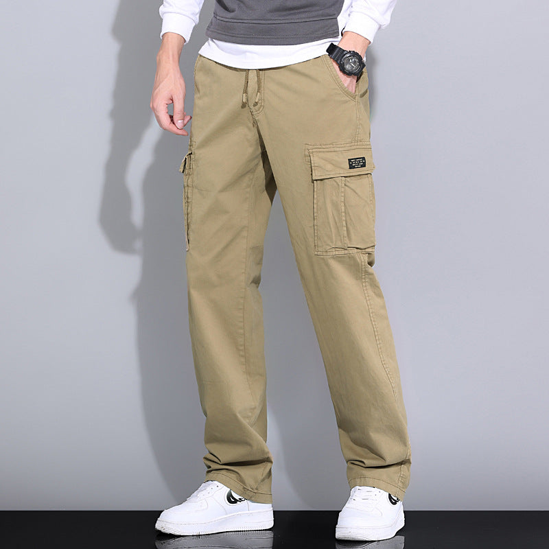 Wholesale overalls men's loose fashion brand autumn men's pants Autumn New toe Harlan pants men's casual pants cross-border